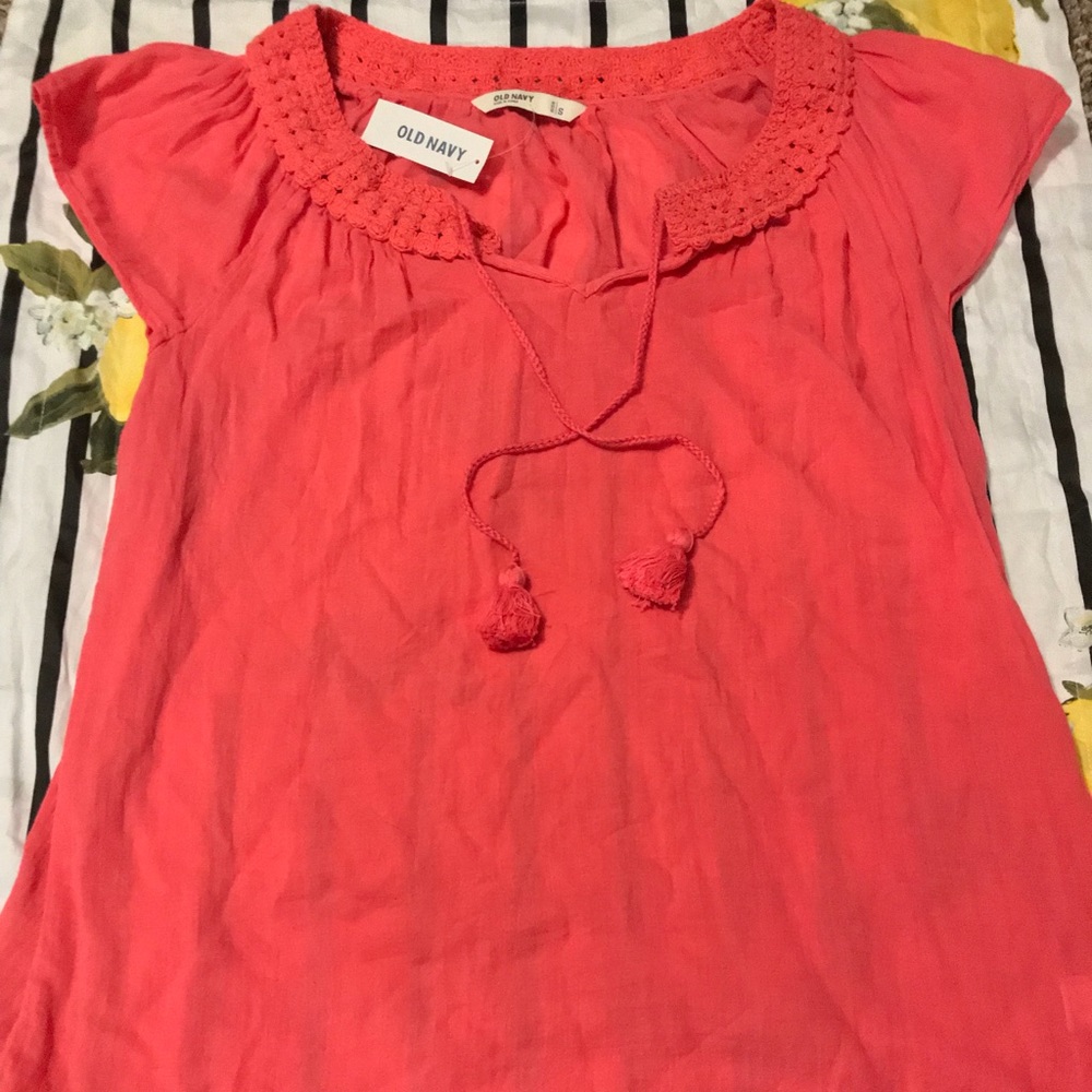 Red/pink Blouse from Old Navy new!